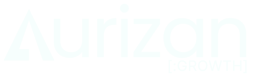 Aurizan Growth White Logo